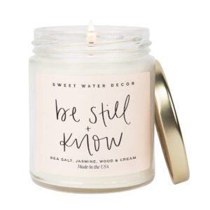Be Still and Know Candle