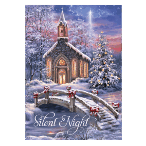 Christmas Greetings 2025: Silent Night (Pack of 12)