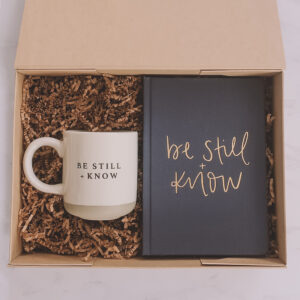 Be Still Journal and Mug Gift Set