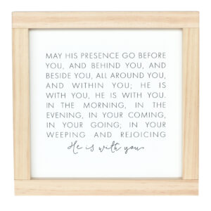 The Blessing Wood Sign (9 x 9)