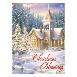 Christmas Greetings 2024: Christmas Blessings (Pack of 12)