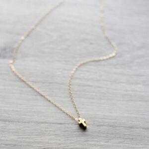Dainty Floating Cross Necklace