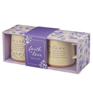 Faith & Love 2pc Mug Set