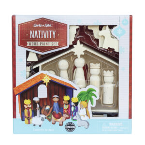 Nativity Wood Paint Set