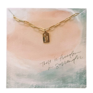 Rest in Him Necklace