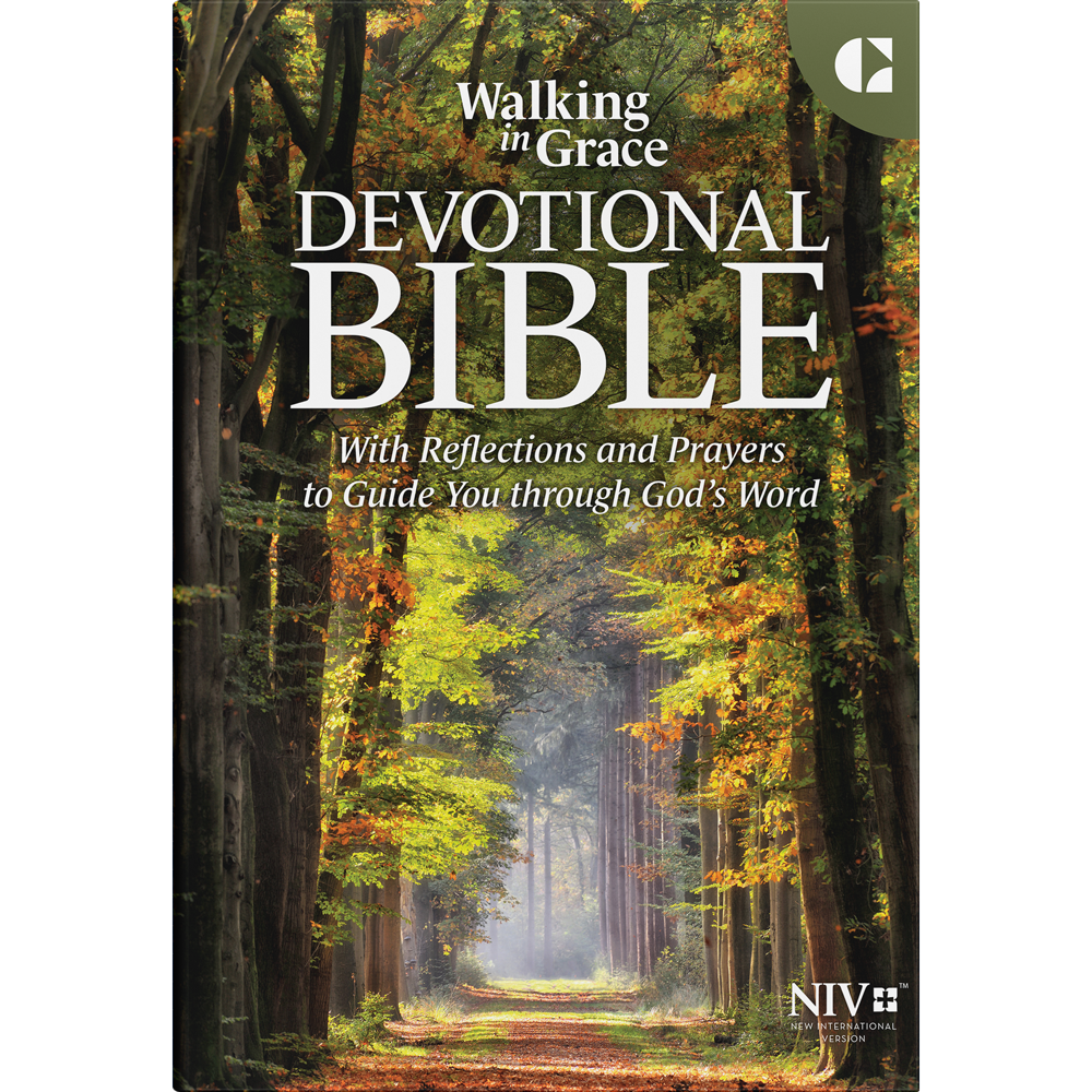 Walking in Grace Devotional Bible - Softcover